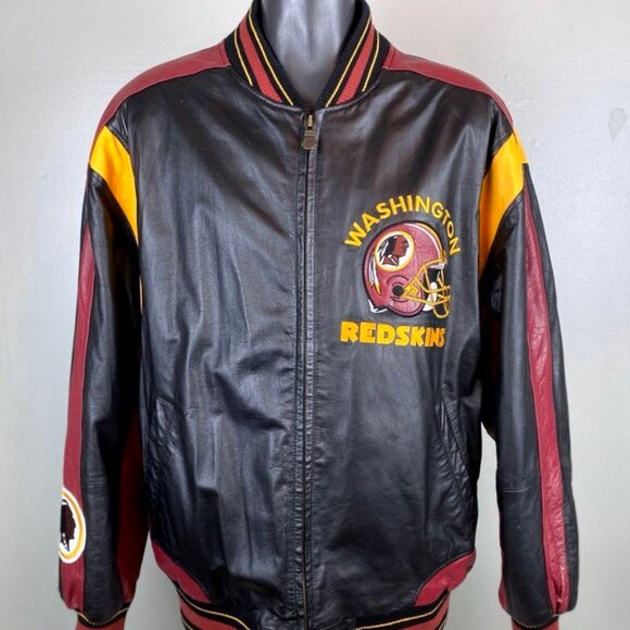 Washington Redskins Leather Jacket by G-III Cow Leather High Quality XL - Picture 2 of 9